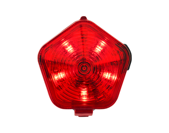 audible beacon lit up.