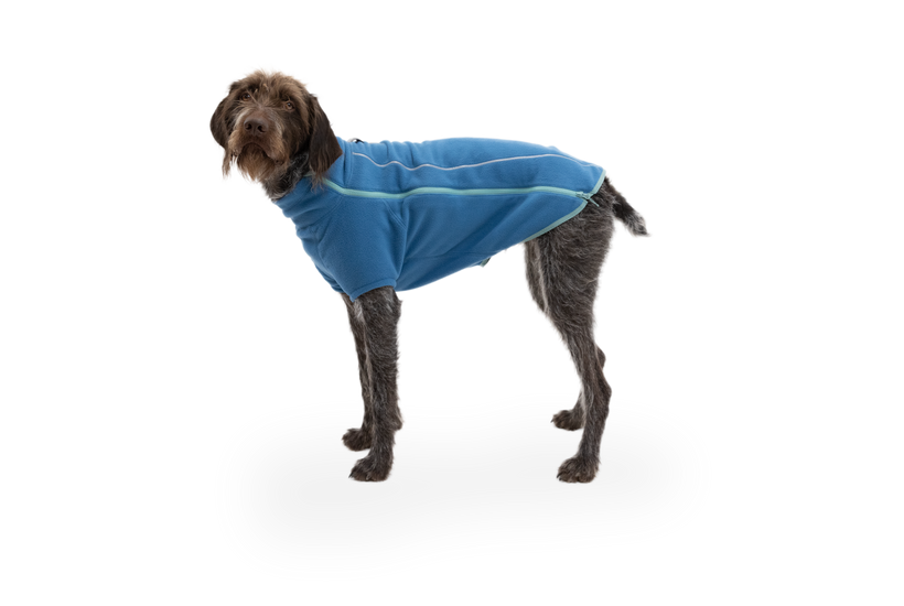 Ruffwear Climate Changer Fleece Dog Jacket - Blue Jay - Medium