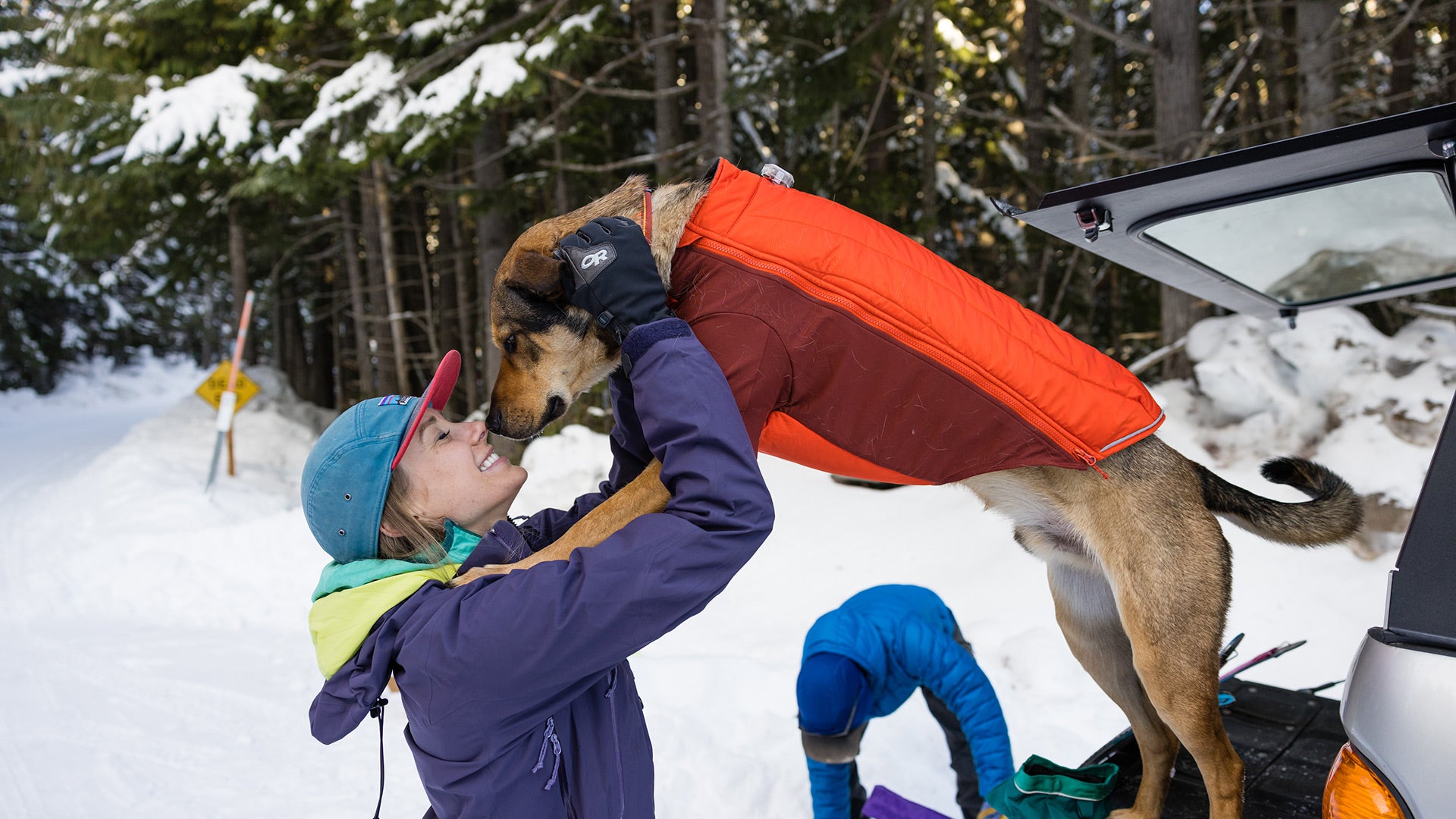 Powder Hound Winter Dog Jacket Hybrid Insulated Winter Ruffwear