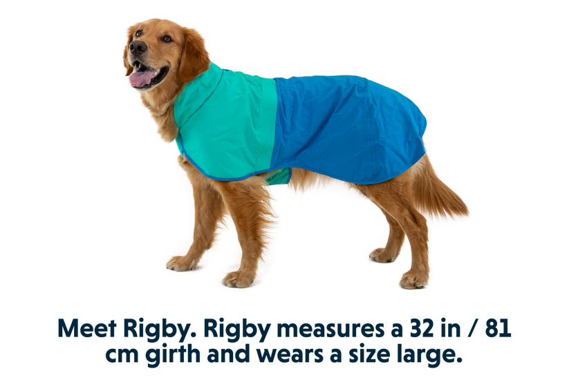 Sun Shower Dog Raincoat Waterproof Jacket for Dogs Ruffwear